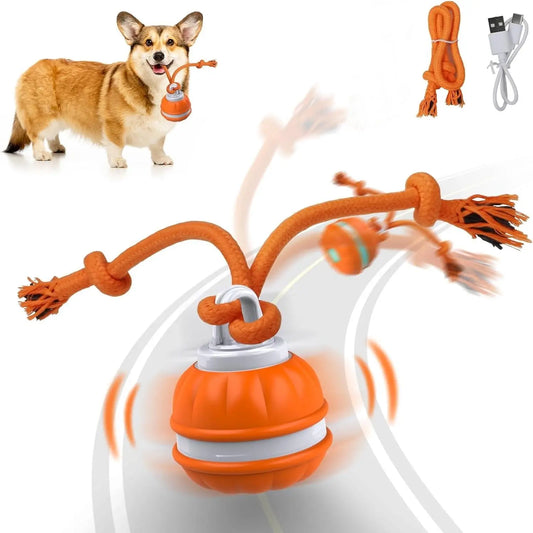 Smart Rolling Ball Toy for Dogs - Electric Indoor Training Ball for Pet Stimulation, Durable Bite-Resistant Design for Boredom Relief
