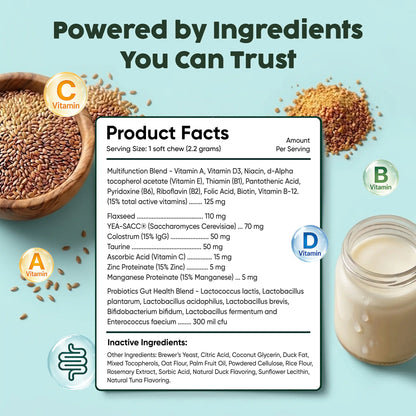 Multi-Vitamin Chews for Enhanced Energy and Immune Support