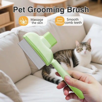 Pet Grooming Brush - Portable and Lightweight Hair Remover for Pets