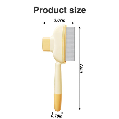 Pet Grooming Brush - Portable and Lightweight Hair Remover for Pets