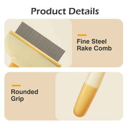 Pet Grooming Brush - Portable and Lightweight Hair Remover for Pets