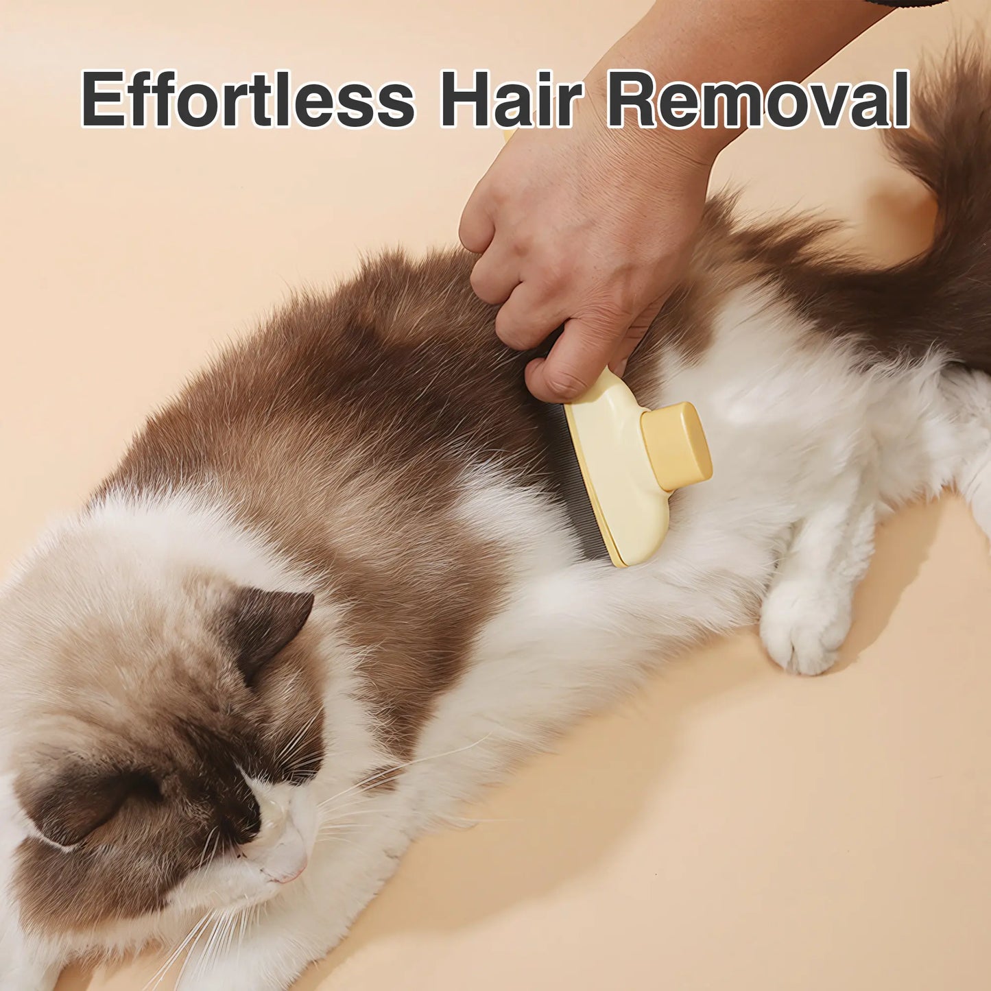 Pet Grooming Brush - Portable and Lightweight Hair Remover for Pets